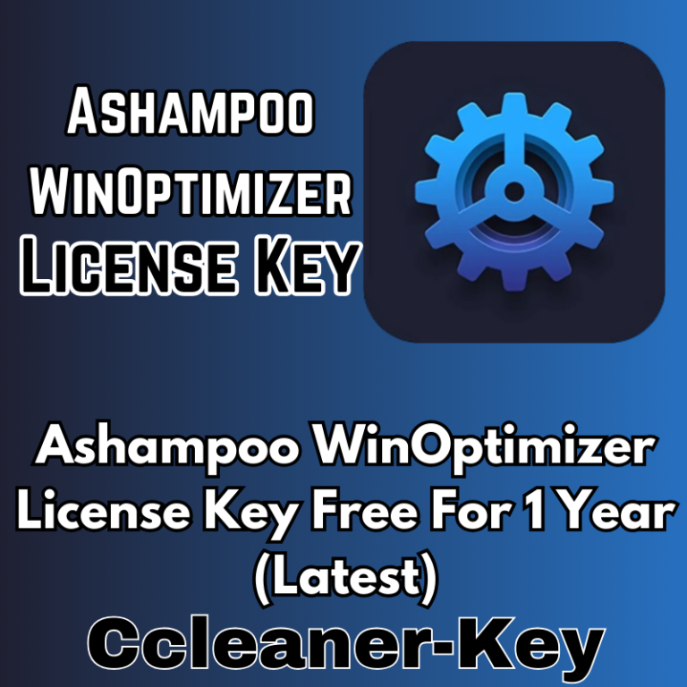 Ashampoo WinOptimizer License Key