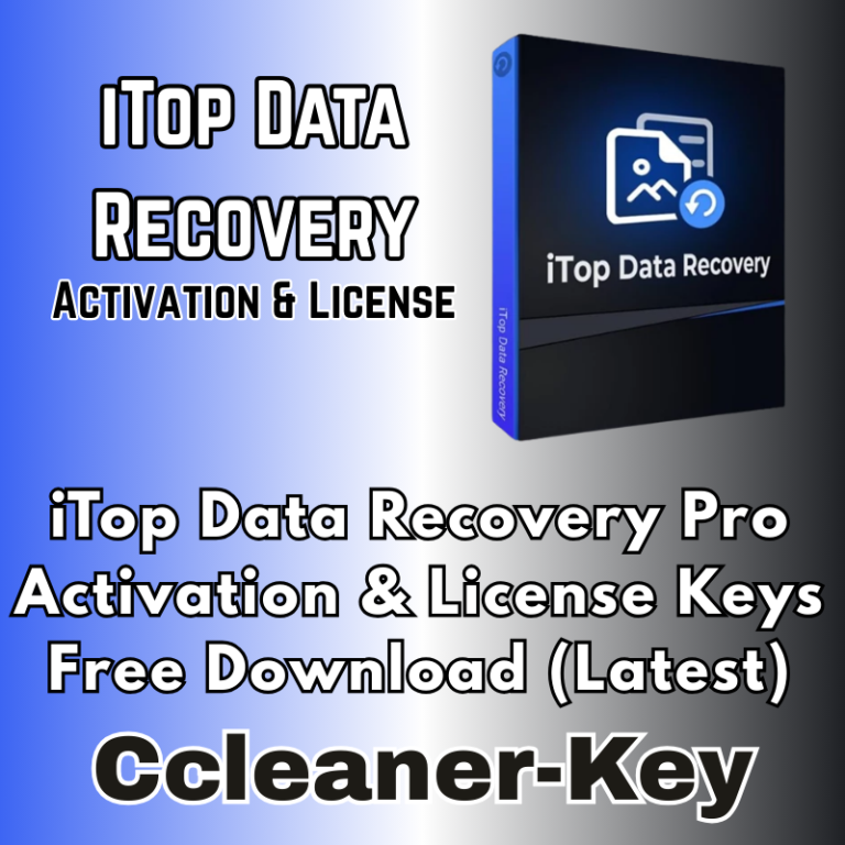 iTop Data Recovery Pro Activation & License Keys Free Download (Latest)